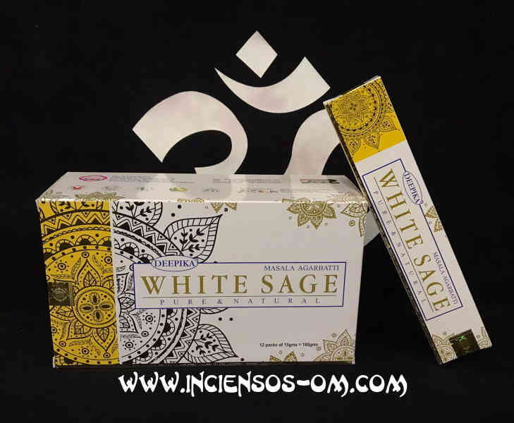 Incienso White Sage Deepika 12 unidades